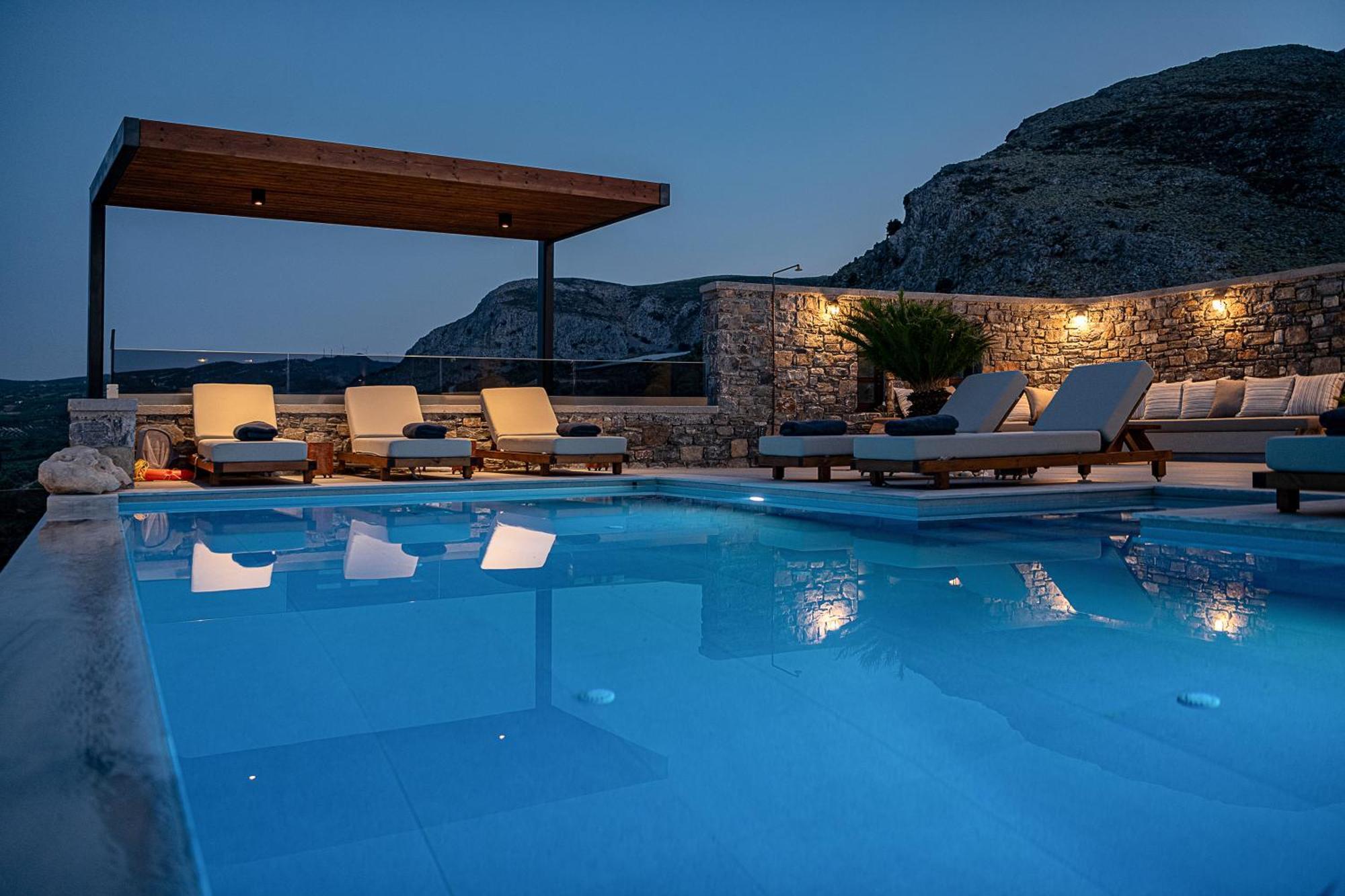 Villa Amavi - Private Heated Pool Kato Asites Extérieur photo
