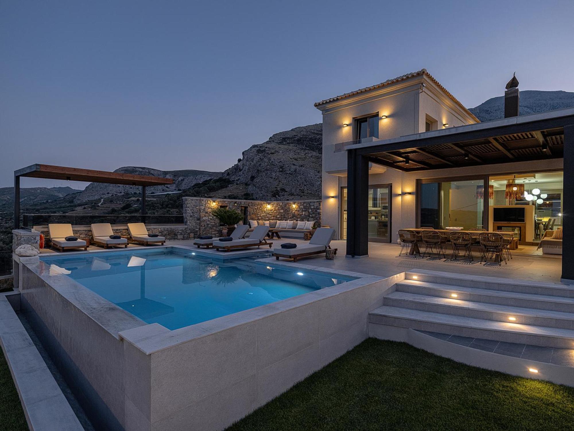 Villa Amavi - Private Heated Pool Kato Asites Extérieur photo